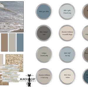 Large (12 Room) Paint Color Consultation - Up to 12 Rooms Home Color Palette - Home Paint Selections