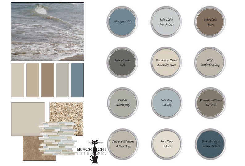 Large 12 Room Paint Color Consultation Up to 12 Rooms Home Color Palette Home Paint Selections image 1