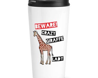 Giraffe travel mug | Etsy Giraffe travel mug | Etsy