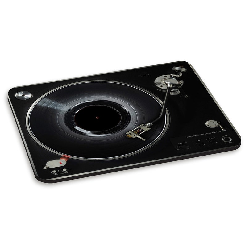 Turntable Record Player 5 PC Computer Mouse Mat Pad image 1