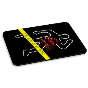 Crime Scene Do Not Enter PC Computer Mouse Mat Pad