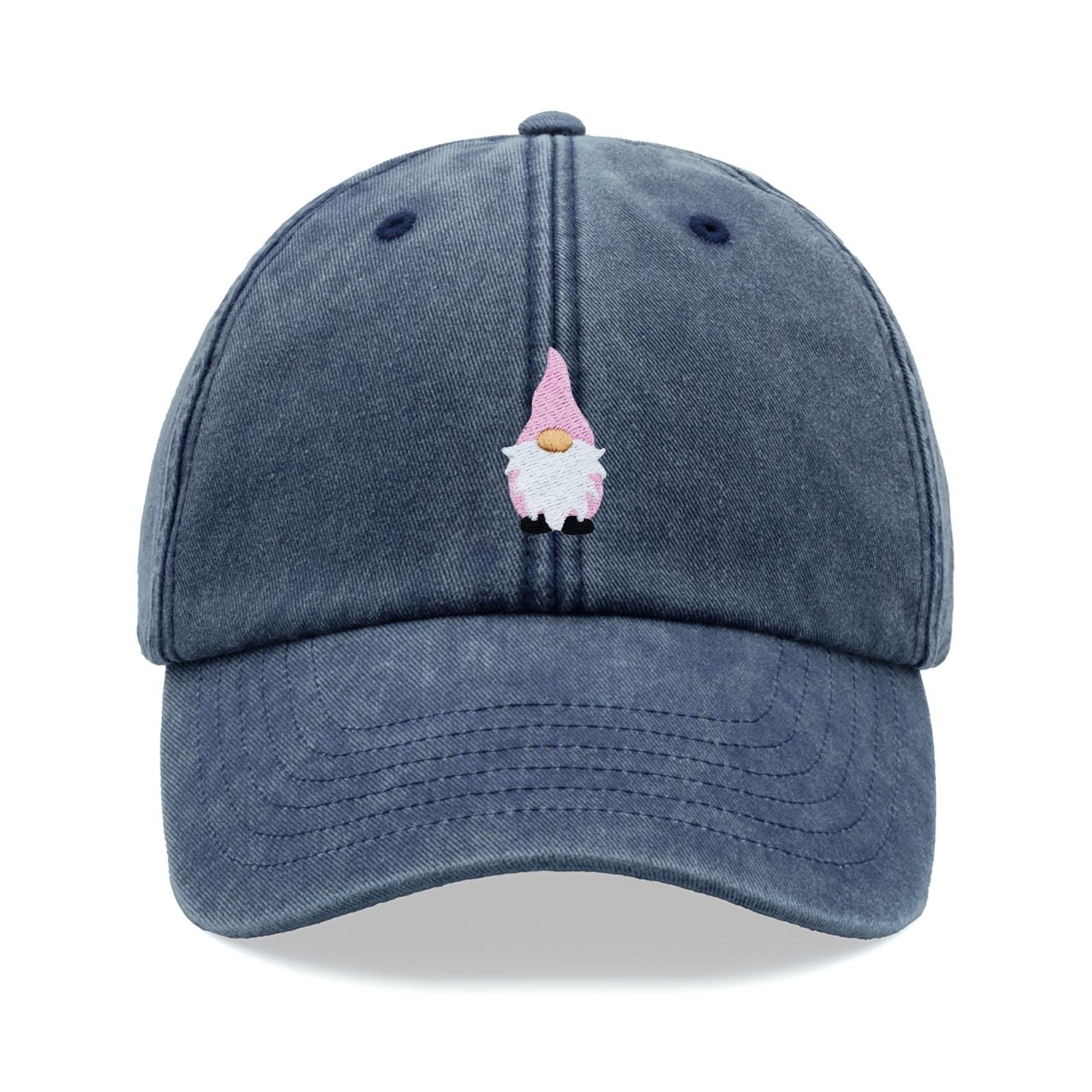 Pink Gonk Baseball Cap Vintage Washed Unisex Dad Hat Low