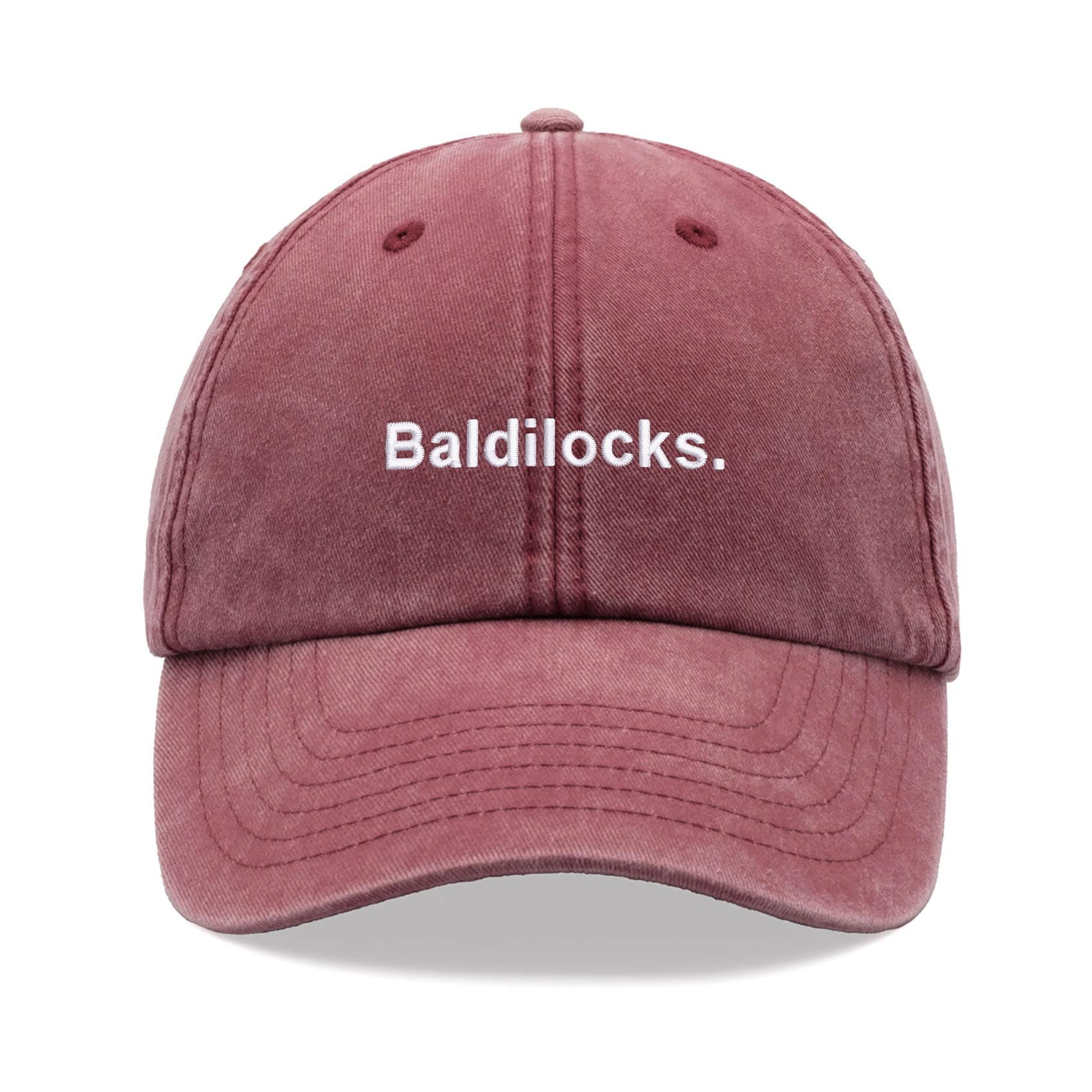 BADBLOOD ♥ Washed Classic Mini Logo Ball Cap Badblood [w-hat24-028] Oval logo denim ball cap - blue | KAZUE