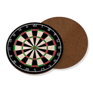 Dart Board Coaster Drinks Mat
