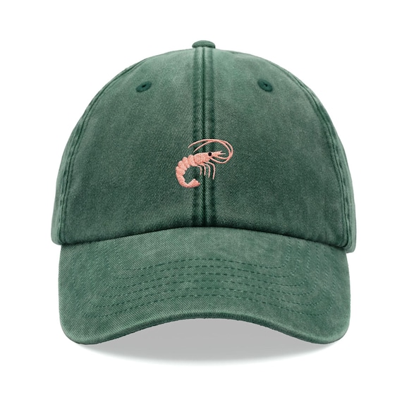 Shrimp Baseball Cap Vintage Washed Unisex Dad Hat Adjustable