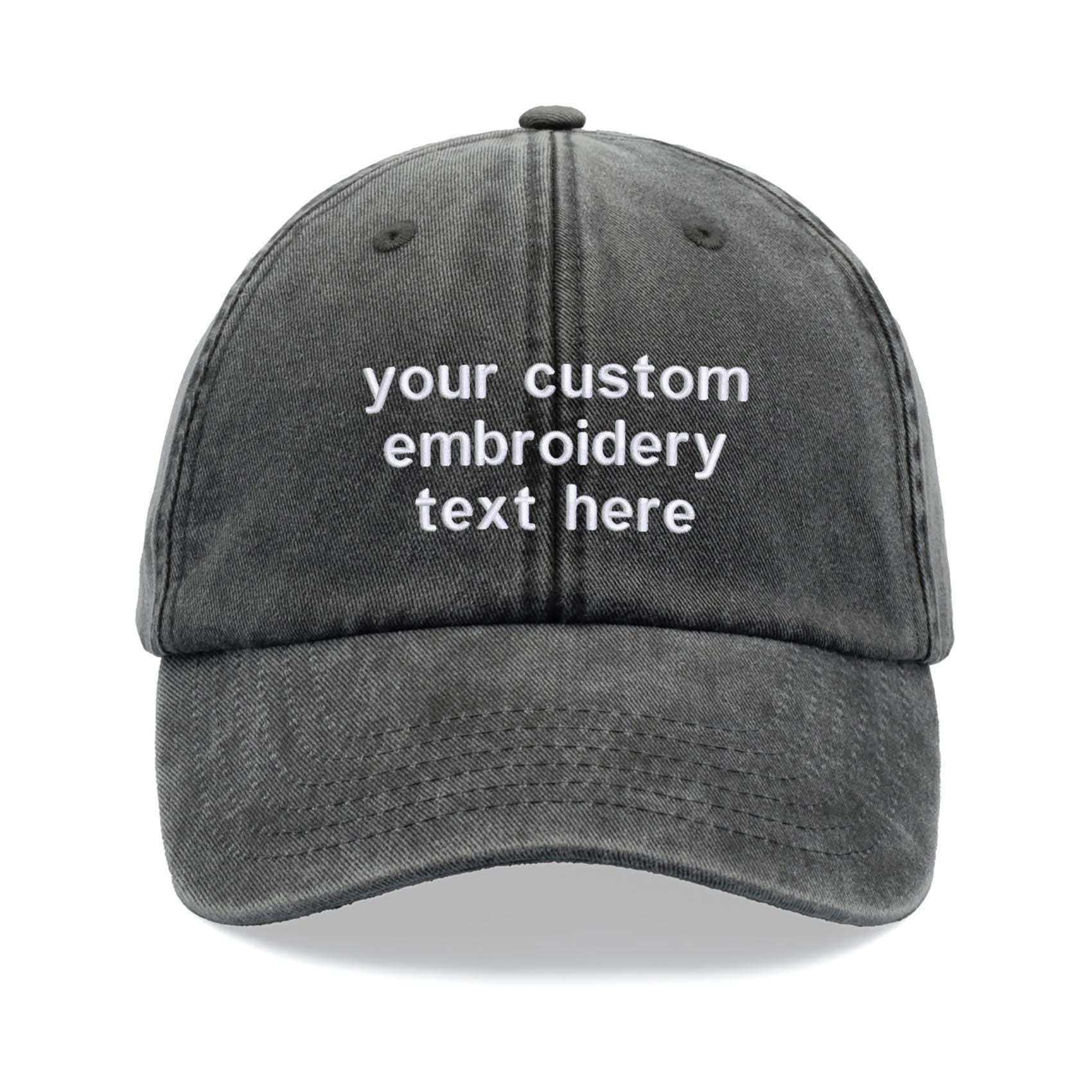 Vintage Washed Cotton Baseball Cap Embroidered Funny Sayings Adjustable Unisex Humor Saying Adjustable Washed Cotton Baseball Cap, Funny  main image 2