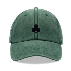 Cappello da baseball Club Card Suit Vintage in cotone lavato Unisex Cappello da papà Regolabile Divertente Sbiadito Sport Sole Mamma Fidanzata Amore Estate Casinò Poker