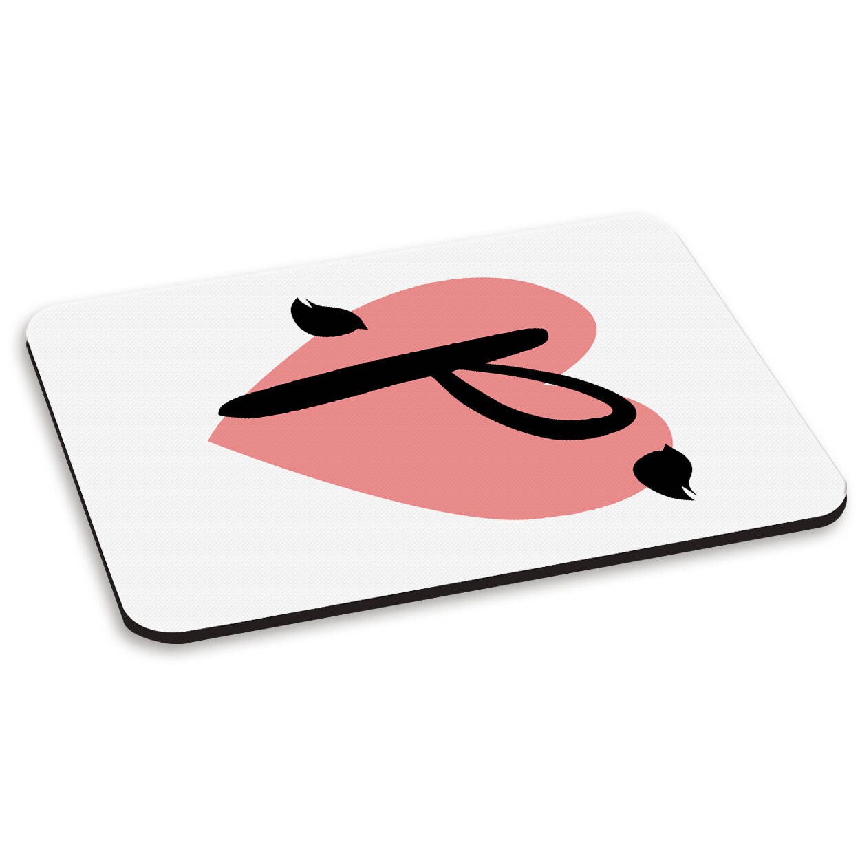 Letter P Heart Alphabet PC Computer Mouse Mat Pad | Etsy