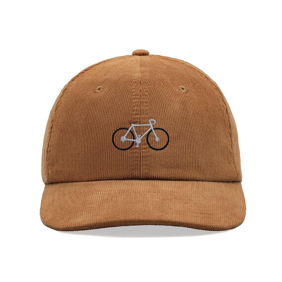 Bicycle Road Bike Corduroy Baseball Cap Vintage Unisex Dad