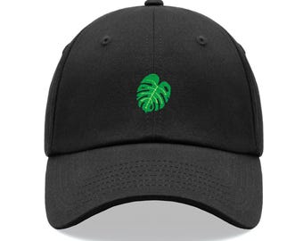 Monstera Leaf Classic Baseball Sports Cap Unisex Hat Adjustable Summer Dad Fathers Day Birthday Plant Lady Man Autumn Gardening