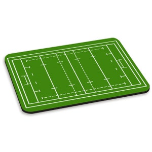 Rugby Pitch Rectangle PC Computer Mouse Mat Pad