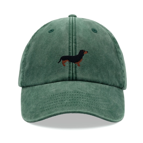 Dachshund Sausage Dog Baseball Cap Vintage Washed Cotton Unisex