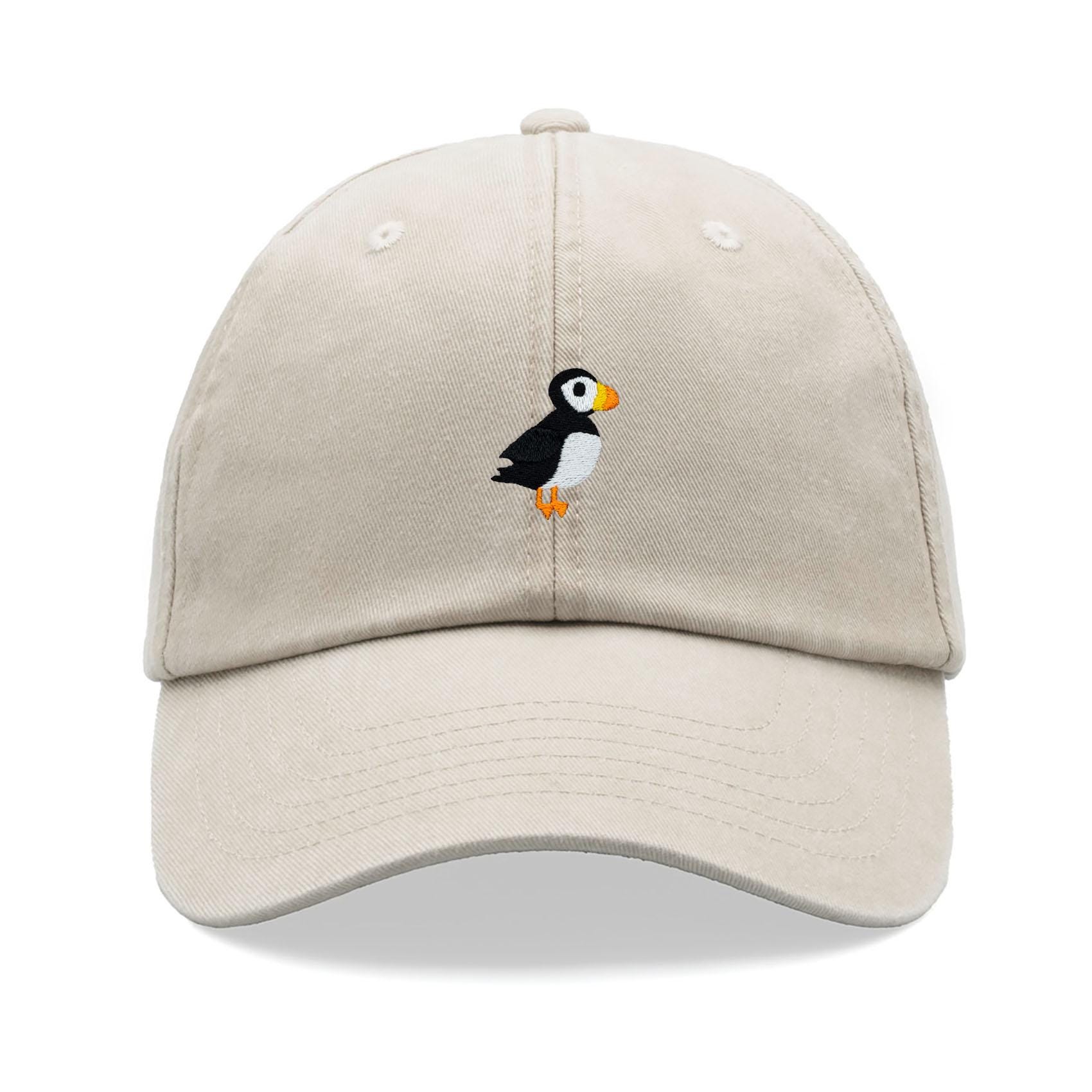 Puffin Baseball Cap Vintage Washed Cotton Unisex Dad Hat