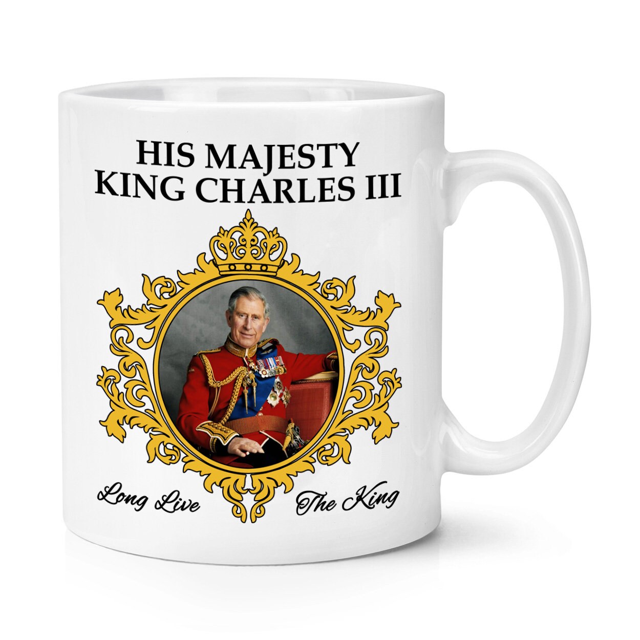 King Charles III 2022 Mug Cup Commemorative Gift His Majesty