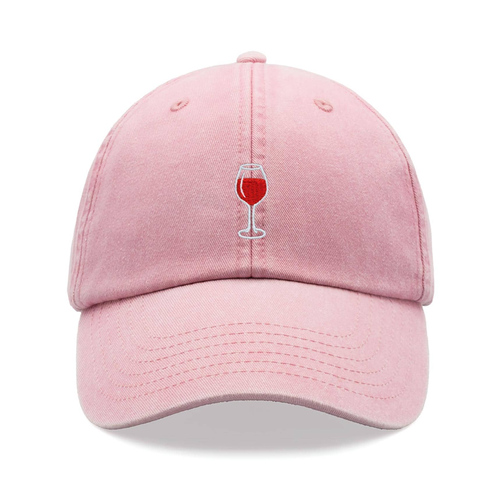 Women\'s Wine Red Adjustable Cute Cotton Ball For Golf Tennis Baseball Cap Par Then Bar Social Club Hat: Embroidered Golf Party  main image 2