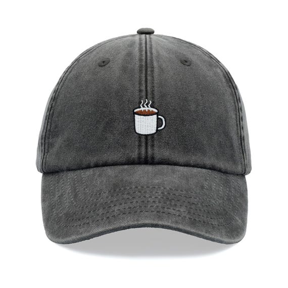 Coffee Cup Baseball Cap Vintage Washed Cotton Unisex Dad Hat  display picture 1