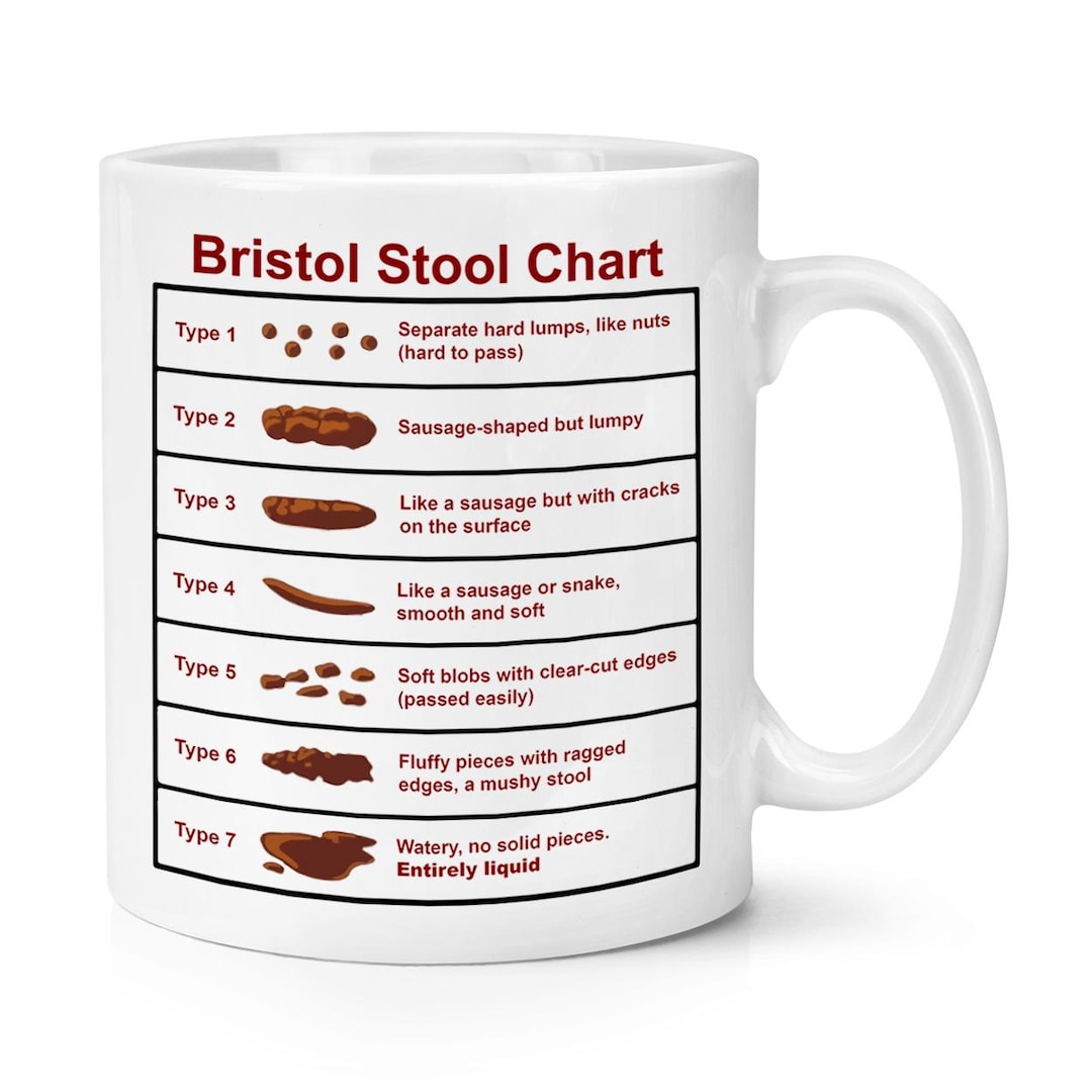 Bristol Stool Chart 10oz Mug Cup Nurse Doctor Medical Student Funny Poo 