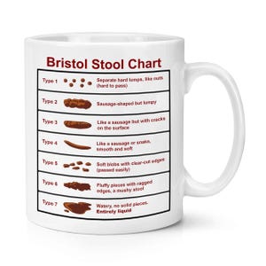 Bristol Hocker Diagramm 10 Unzen Becher Tasse Krankenschwester Doktor MedizinStudent Lustiger Poo Witz Apotheker Geburtstag Krankenhaus Geschenk Qualifiziert