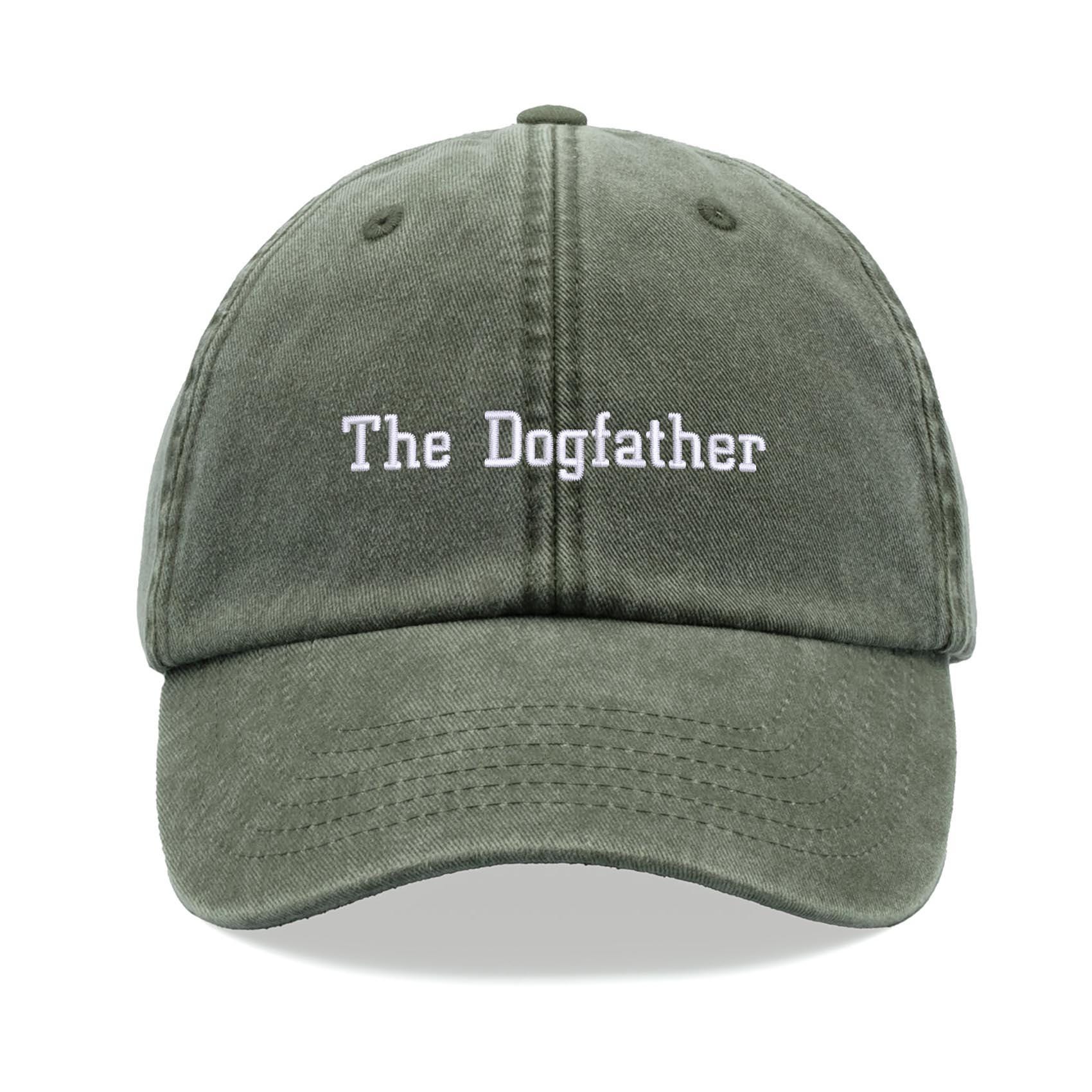 Dog Trainer Distressed Dad Hat - Embroidered Cotton Adjustable Baseball Cap, Dark Grey, Unisex