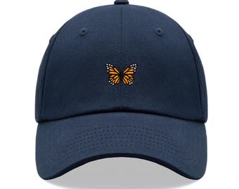Monarch Butterfly Orange Classic Baseball Sports Cap Unisex Hat Adjustable Funny Summer Holiday Animal Nature Gardening Insect