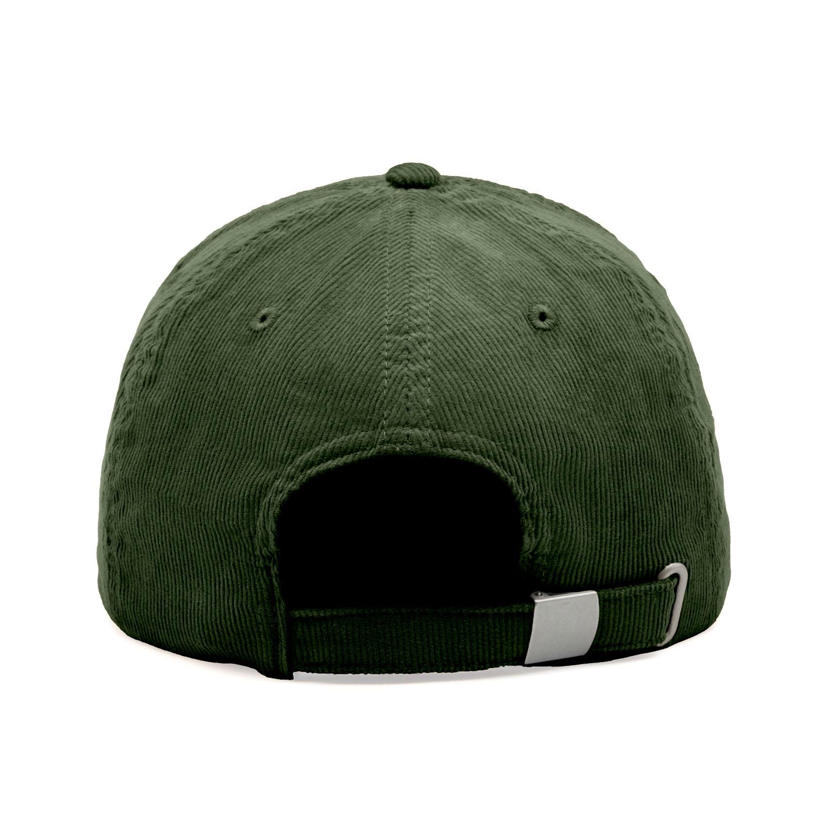 Janessa Leone Olive Green Caton Corduroy Baseball Cap Adjustable Khaki Hat New Olive-Tan-LWO-Rope-Hat-1.jpg?  main image 4