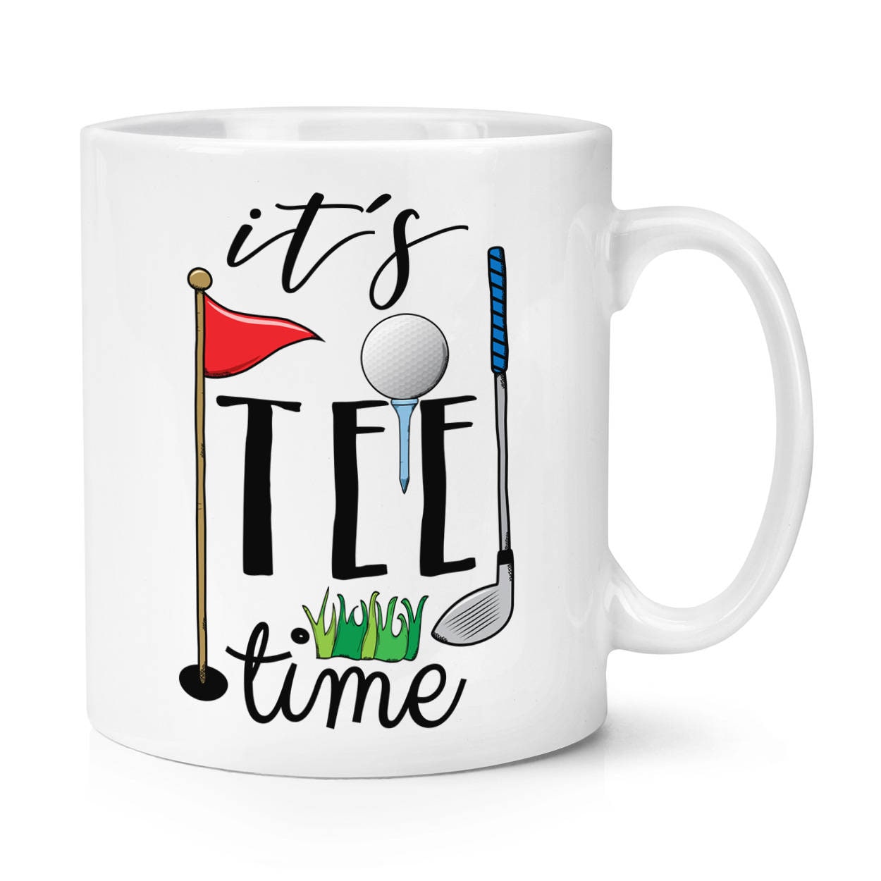 It's Tee Time Golf 10oz Mug Cup Etsy