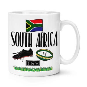 South Africa Rugby 10oz Mug Cup