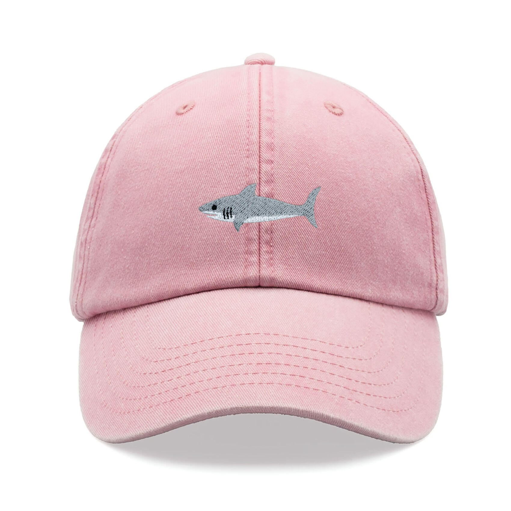 Great White Shark Baseball Cap Vintage Washed Cotton Unisex Dad Hat ...
