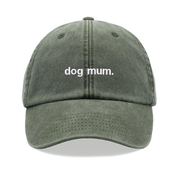 Dog Mom Gifts For Women, Cute Dog Girl Baseball Cap, Adjtable Vintage...
