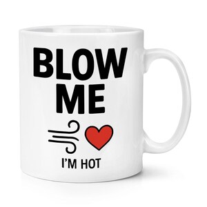 Tazza Umoristica 'I Love Blow Jobs' 300 Ml: Ceramica Bianca, Fatta In Germania, Lavabile In Lavastoviglie E Microonde