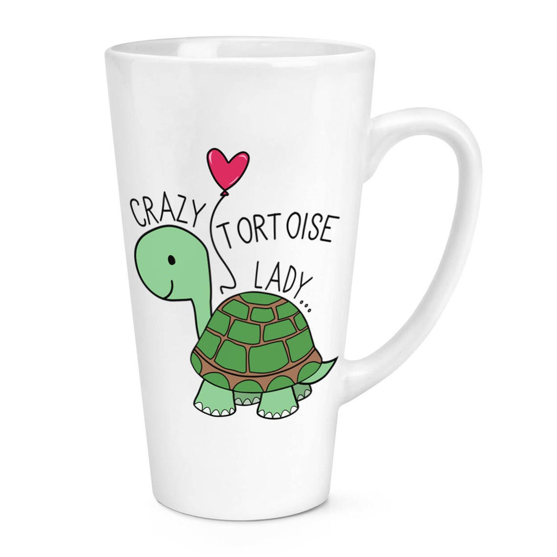 Crazy Tortoise Lady 12oz Milk Cup