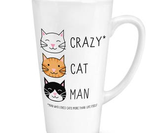 クレイジーキャットマン 17オンス ラージ ラテ マグカップ