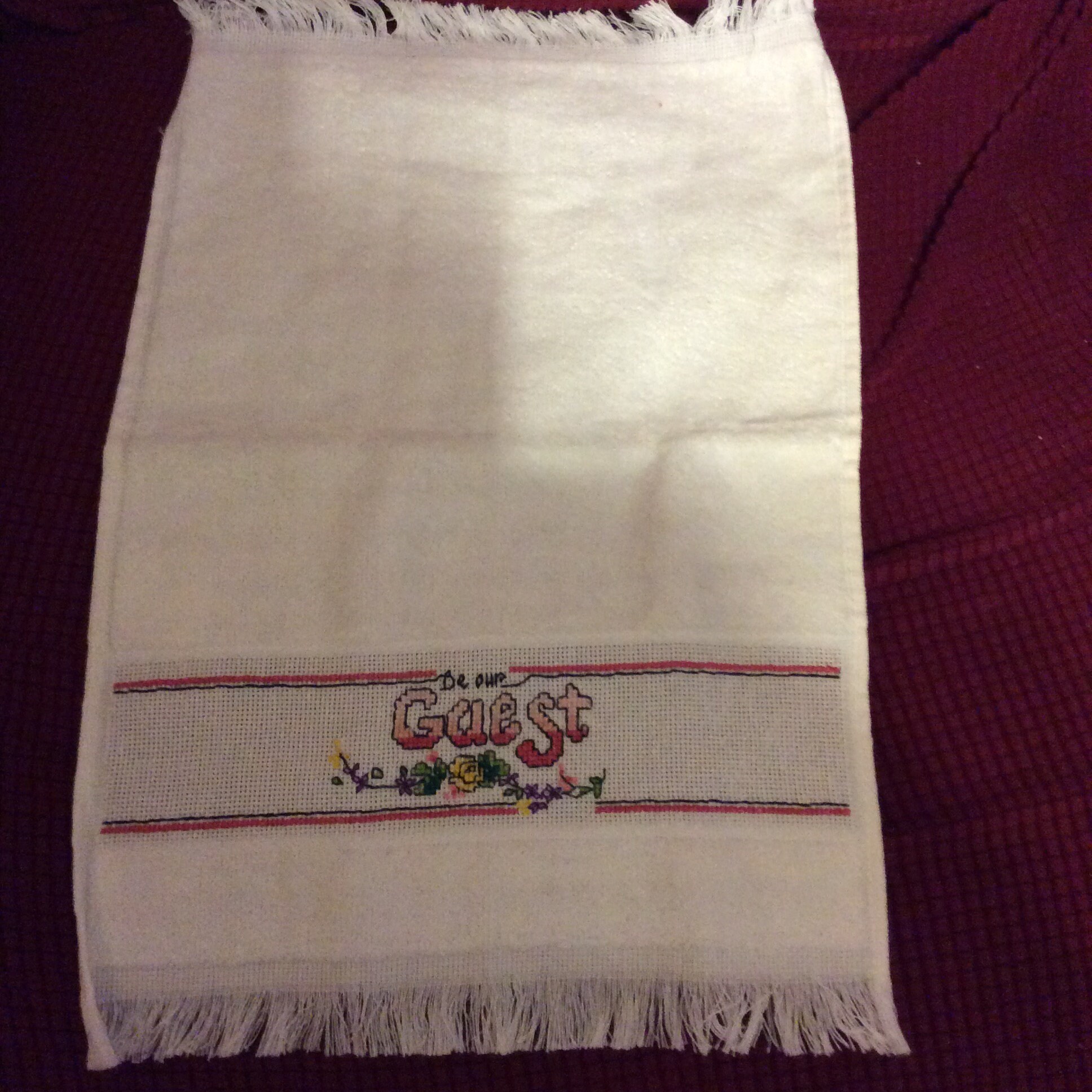 Be Our Guest Hand Towel Etsy