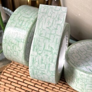 Glitter Washi Tape 20mm / Cinta de enmascaramiento / Scrapbooking / Decoración / Pegatinas del planificador / Cinta del planificador / Diario / BRICOLAJE imagen 6