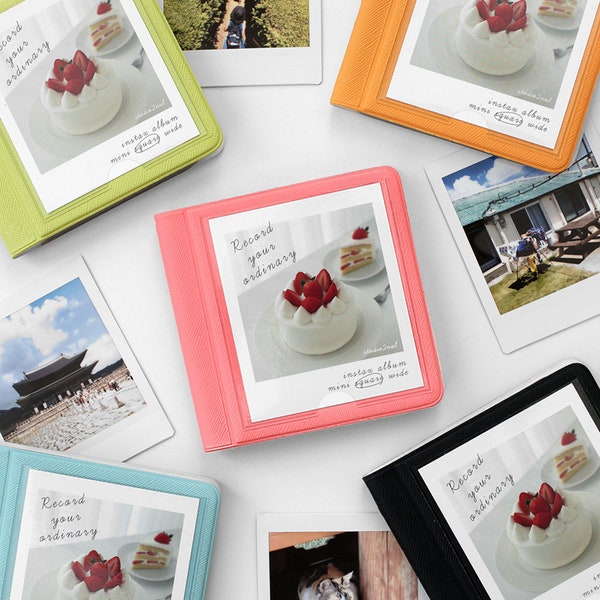 Instax Square Album [5colors] / Photo Album / Instax square Film / Photo Book / Photo Frame / Photo Holder / Scrapbook / Baby Album