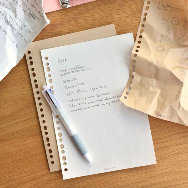 A5 Kraft Planner Etsy