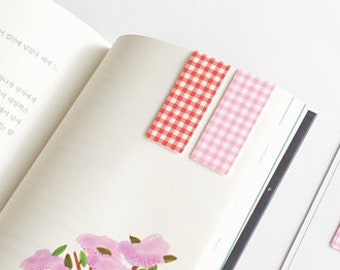 2 Checks Magnetic Bookmarks / Planner Bookmark / Journal Bookmark / Bookish / Book Lover Gifts / Scrapbooking / Journalling