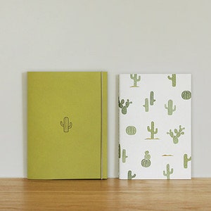Monthly Planner [Cactus] / Simple planner / Stationery / Planner / Diary / Agenda / Journal / Journal / Undated Planner