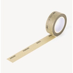 Nastro Washi 15mm HALF CIRCLE / Nastro per mascheratura giornaliero / Scrapbooking / Decoro diario / Adesivi Planner / Forniture scolastiche / Fai da te immagine 9