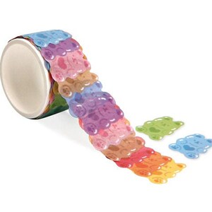 JELLY BEAR Washi Tape / Masking Tape / Scrapbooking / Decoration / Planner Stickers / Planner Tape / Journal / School Stickers