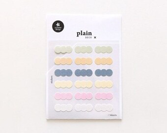 Planner Sticker [1675 plain.71] / Journal Stickers / Scrapbooking Stickers / Deco Stickers / Journal / Scrapbook dubudumo