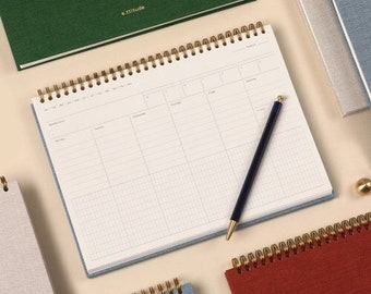 Weekly Planner B5 / Colorful Planner / Diary / Journal / Journal / Agenda / Undated Planner / School Supplies / Office