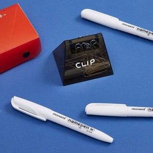 1.7mm Name Pen M _ White / White Sharpie / Highlighter / Two ways Deco Pens Set / Writing Tools / Journal Pen / Planner Pen image 1