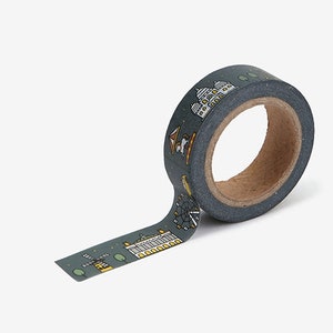 Paris Washi Tape / Masking Tape / Scrapbooking / Decoration / Planner Stickers / Planner Tape / Journal / Craft Supplies / DIY image 1