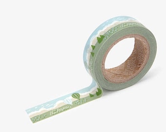 Wolken Washi Tape / Masking Tape / Scrapbooking / Dekoration / Planner Aufkleber / Planer Tape / Journal / Bastelbedarf / DIY