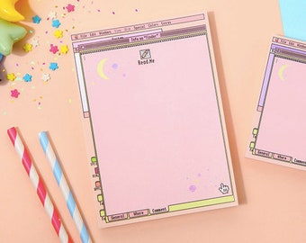 Me lire le bloc-notes rose [L] / Pink carnets / Ecrire / papeterie / Scrapbooking / organiser / cadeau de Noël / Cute bloc-notes / Kawaii bloc-notes