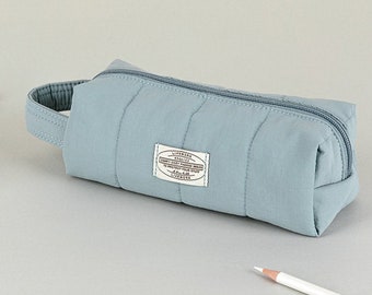 Padding Pen Pouch [4colors ]/ Pen case / Pencil Pouch / Pen Pouch / Zipper Pouch / Zipper Bag / Makeup Bag / Makeup Pouch / School Supplies