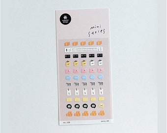 Planner Stickers Mini [Shopping] / Deco Diary Stickers / Journal Stickers / Scrapbooking Stickers / Decorative Sticker / Diary Deco Planner