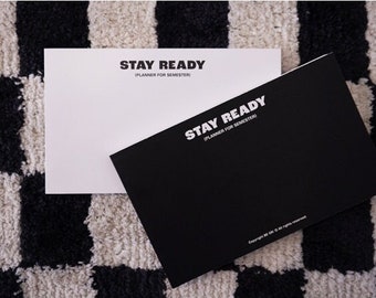 STAY READY Weekly Planner / Undated Planner / Assignment Planner / Academic Planner / Agenda / Journal / Study Planner / dubudumo