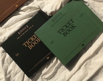 Ticket Book [3colors] / Pockets Ticket Album / Scrapbook / Receipt / Photo Frame / Scrapbooking / Scrapbooking / Journal DubuDumo